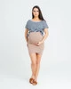 spódniczka ciążowa LATTE MAMA kawa