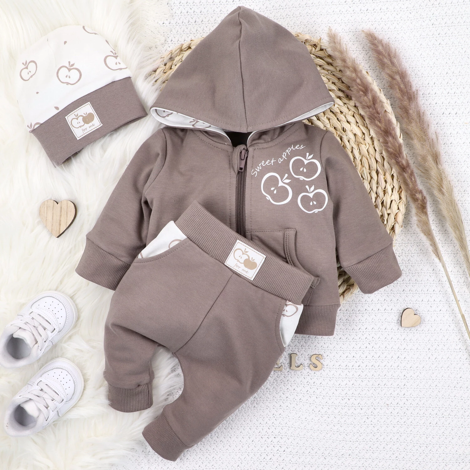 Dziecięca bluza dresowa Happy Apples z bawełny organicznej
