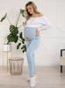 Legginsy Ciążowe - Baby Blue