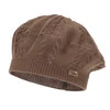 Beret dla dziewczynki jesienny, wiosenny, brązowy Kevira