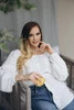 Koszula ciążowa i do karmienia boho z muślinu