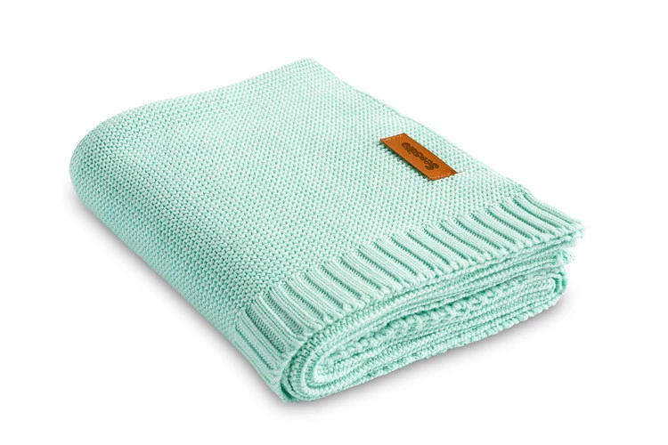 Sensillo Kocyk Bambusowo-bawełniany Miętowy