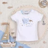 T-shirt Niemowlęcy Sea Of Joy Z Bawełny Organicznej Nadruk Biały