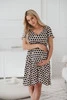 Sukienka ciążowa i do karmienia Lovely Dress krótki rękaw w grochy