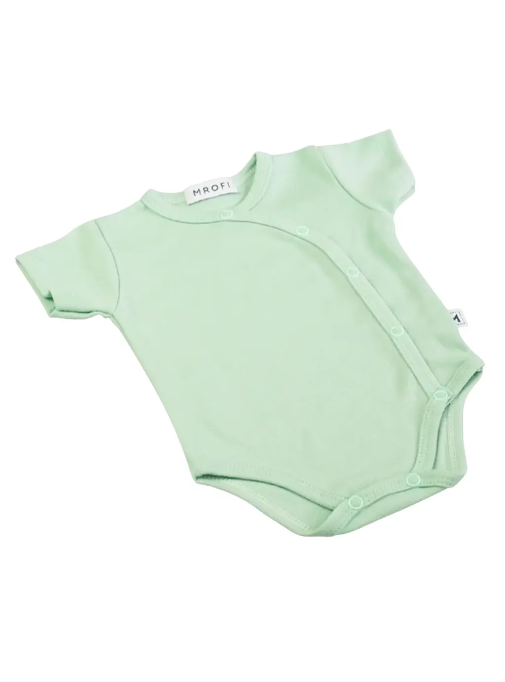 Body Kopertowe Z Krótkim Rękawkiem - Colour Aqua