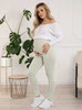 Legginsy Ciążowe  - Mint