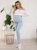Legginsy Ciążowe - Baby Blue