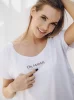 T-SHIRT OH, MAMA! do karmienia z odpinanymi bokami biały