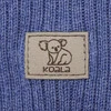 Czapka i komin dla chłopca zimowy komplet, ciemnobeżowy, 100% wełniany merino,  podszyty bawełną, Snorin