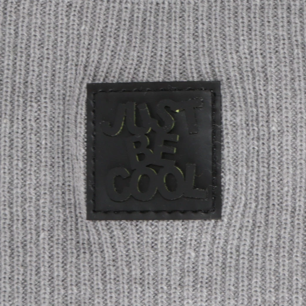 Czapka i komin dla chłopca jesienny, wiosenny komplet, z bawełną, ciemnoszary Jonas