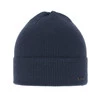 Czapka męska zimowa, niebieska, 100% wełniana merino Memfis