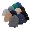 Czapka i komin dla chłopca, zimowy komplet, 100% wełniany merino, z podszyciem z wełny merino, niebieski Domin