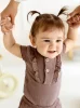 Body Niemowlęce KR Bamboo Muslin Girl - Choco