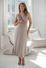 Sukienka ciążowa i do karmienia Loop MAXI - cappuccino