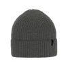 Czapka zimowa męska, szara, 100% wełniana merino, Thorin