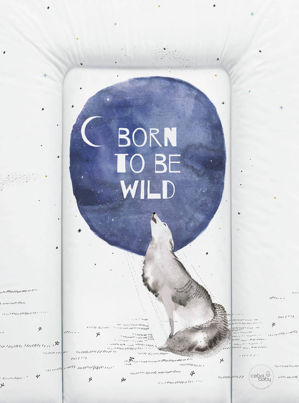 Ceba Baby Miękki przewijak - Born To Be Wild