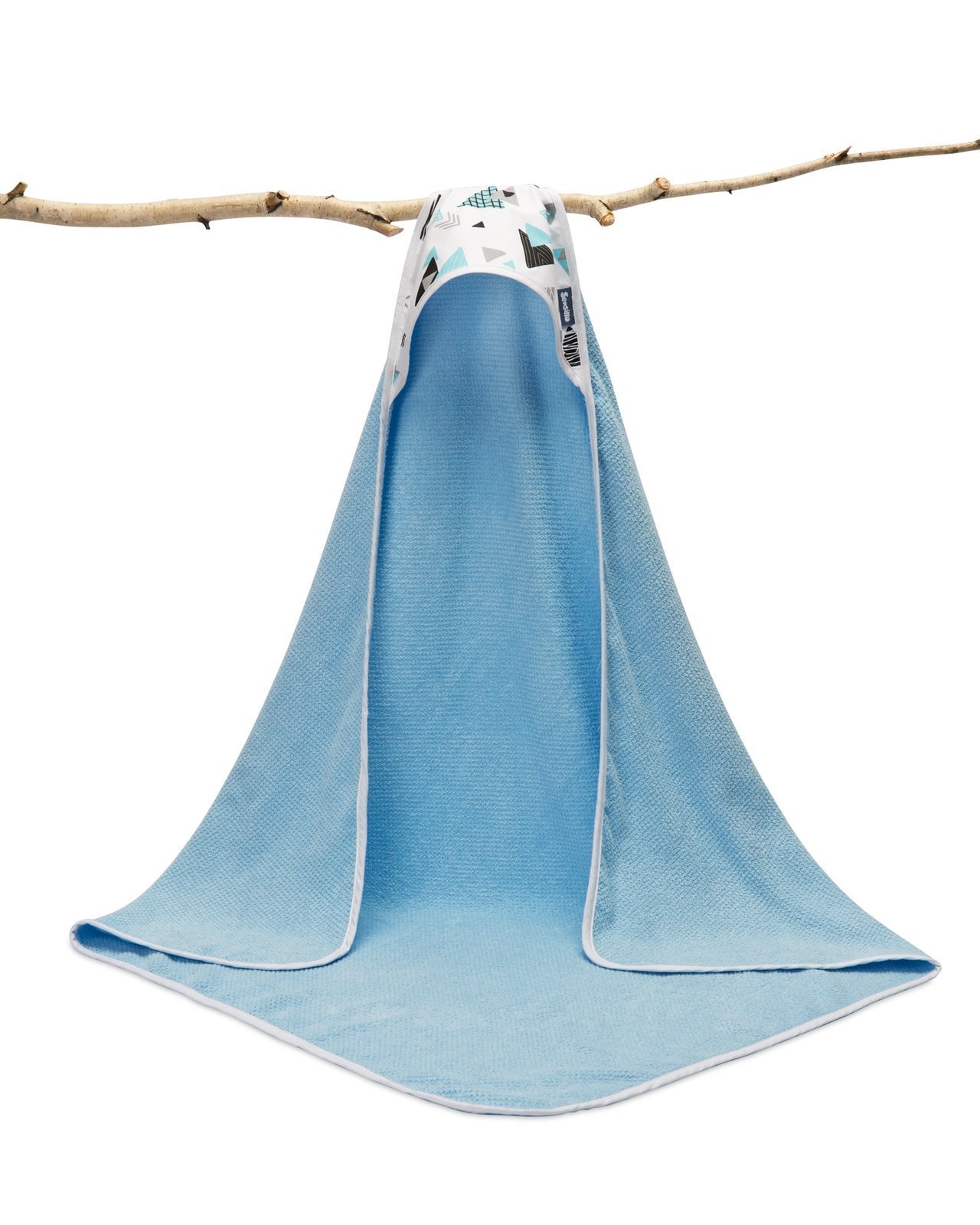 Ręcznik Okrycie Kąpielowe Krepa 100x100 - niebieski