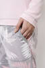 Aloe piżama damska długi rękaw. długie spodnie różowy/druk