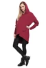 BLUZA NARZUTKA DRESOWA BORDO