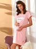 Doctor Nap Koszula ciążowa 9504- Sweet Pink