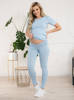 Legginsy Ciążowe Gaja - Baby Blue