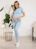 Legginsy Ciążowe Gaja - Baby Blue