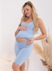 Legginsy Ciążowe Kolarki Gaja - Baby Blue