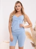 Legginsy Ciążowe Kolarki Gaja - Baby Blue