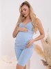 Legginsy Ciążowe Kolarki Gaja - Baby Blue