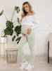 Legginsy Ciążowe  - Mint