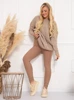 Legginsy Damskie Ocieplane Ariana - cappuccino