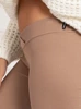 Legginsy ciążowe prążek Lisbona - Cappuccino